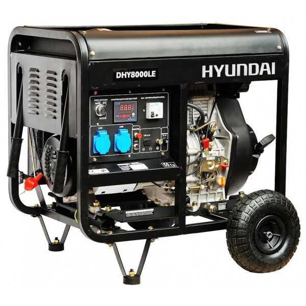 Генератор Hyundai DHY 8000LE