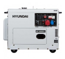 Дизельный генератор Hyundai DHY 6000SE-3